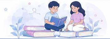 Kids reading
